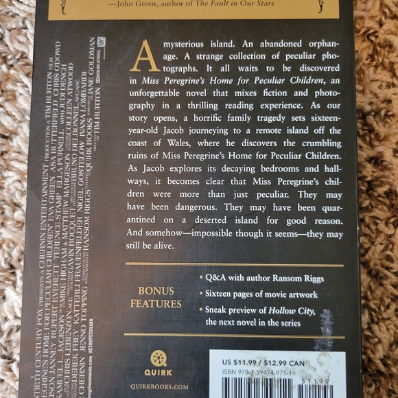 Miss Peregrine's Home For Peculiar Children & Hollow City book bundle - Picture 3 of 7
